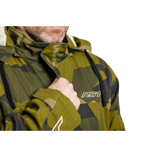 RST Rst loadout full zip ce mens textile hood